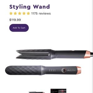 Sutra beauty Styling Wand- open item, no box, everything works